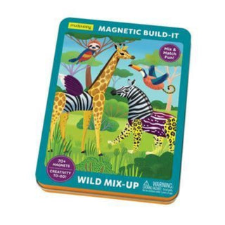 Supplemental image for 9780735370418 - Wild Mix-Up Magnetic Build-It
