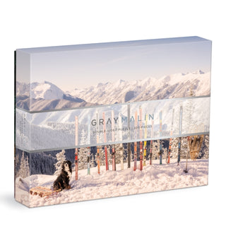 Cover image for 9780735370869 - Gray Malin The Winter Holiday 500 Piece Double Sided Puzzle
