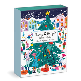 Cover image for 9780735371125 - Louise Cunningham Merry and Bright 12 Days of Christmas Advent P,