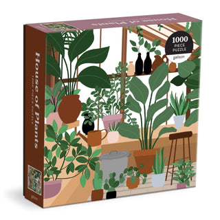 Cover image for 9780735371910 - House of Plants 1000 Piece Puzzle in Square Box
