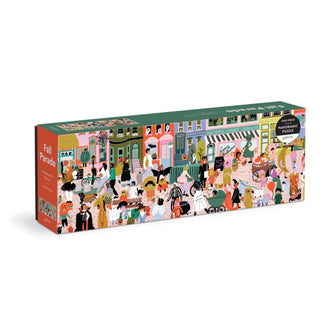 Cover image for 9780735371972 - Fall Parade 1000 Piece Panoramic Puzzle