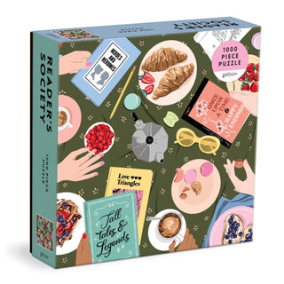 Cover image for 9780735372160 - Reader's Society 1000 Piece Puzzle in Square Box