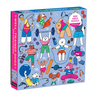Cover image for 9780735372498 - Well-Trained Dogs 500 Piece Family Puzzle