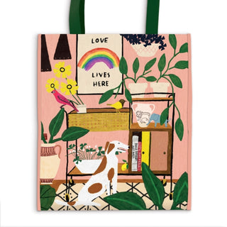 Cover image for 9780735372894 - Love Lives Here Reusable Tote