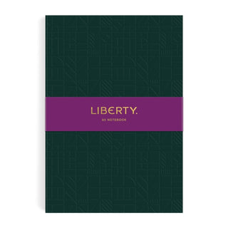 Cover image for 9780735373082 - Liberty Dark Green Tudor A5 Embossed Journal