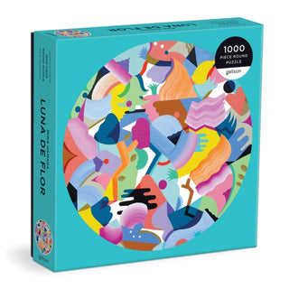 Cover image for 9780735373242 - Mina Hamada Luna de Flor 1000 Piece Round Puzzle