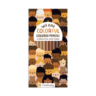 Supplemental image for 9780735374645 - We Are Colorful Skin Tone Colored Pencils