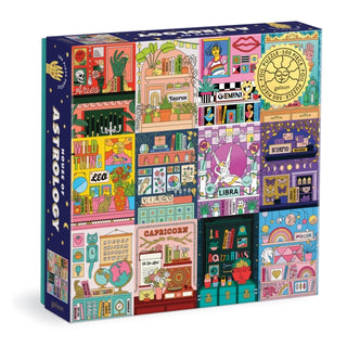 Supplemental image for 9780735374881 - House of Astrology 500 Piece Foil Puzzle