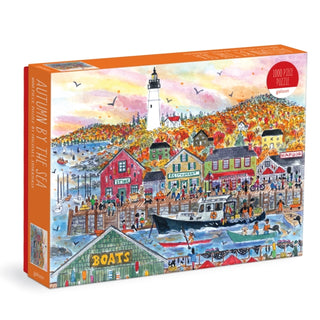 Supplemental image for 9780735374928 - Michael Storrings Autumn By the Sea 1000 Piece Puzzle