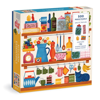 Supplemental image for 9780735374966 - Kitchen Essentials 500 Piece Puzzle with Shaped Pieces
