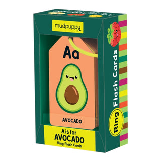 Supplemental image for 9780735375185 - A is for Avocado Ring Flash Cards