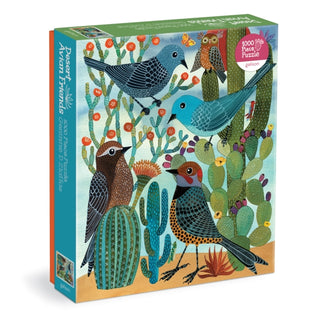 Supplemental image for 9780735375307 - Desert Avian Friends 1000 Piece Puzzle