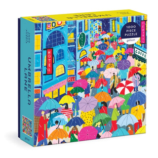 Cover image for 9780735375321 - Umbrella Lane 1000 Piece Puzzle in Square Box