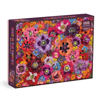 Cover image for 9780735375550 - Bees in the Poppies 1000 Piece Puzzle