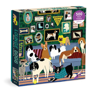Supplemental image for 9780735375758 - Lounge Dogs 500 Piece Puzzle