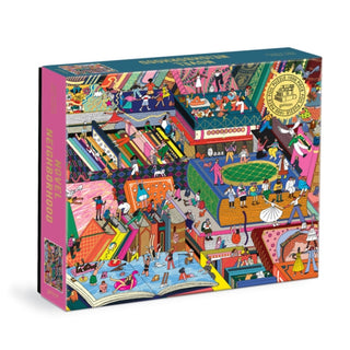 Supplemental image for 9780735375956 - Novel Neighborhood 1000 Piece Foil Puzzle