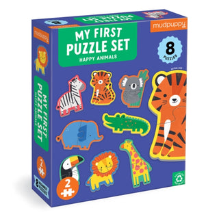 Cover image for 9780735376458 - Happy Animals 2 Piece My First Puzzles