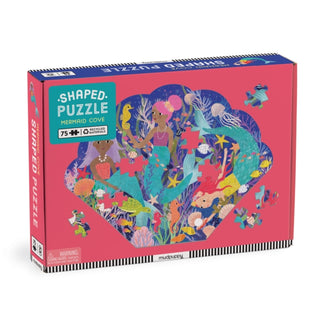 Supplemental image for 9780735376472 - Mermaid Cove 75 Piece Shaped Scene puzzle