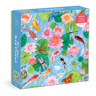 Cover image for 9780735376489 - By The Koi Pond 1000 Piece Puzzle in Square Box