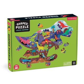 Cover image for 9780735376496 - Jurassic Skatepark 75 Piece Shaped Scene Puzzle