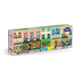 Supplemental image for 9780735376557 - Parisian Life 1000 Piece Panoramic Puzzle