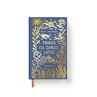 Supplemental image for 9780735377127 - Things I'll Cancel Later Undated Mini Planner