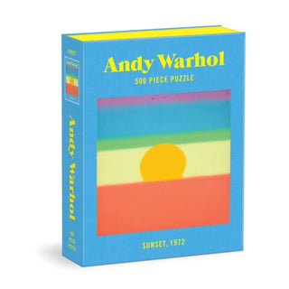 Supplemental image for 9780735377905 - Andy Warhol Sunset 500 Piece Book Puzzle