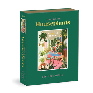Supplemental image for 9780735377950 - Lighting 101: Houseplants 500 Piece Book Puzzle