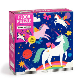 Supplemental image for 9780735378629 - Unicorn Magic 25 Piece Floor Puzzle with Shaped Pieces