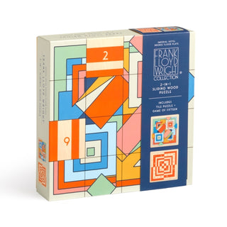 Supplemental image for 9780735378797 - Frank Lloyd Wright Imperial Hotel 2-in-1 Sliding Wood Puzzle