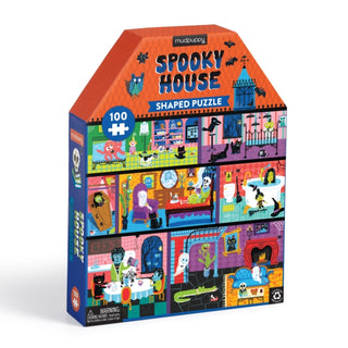 Supplemental image for 9780735378896 - Spooky House 100 piece House-Shaped Puzzle