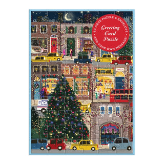 Supplemental image for 9780735378995 - Joy Laforme Winter Lights Greeting Card Puzzle