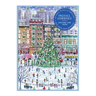 Supplemental image for 9780735379008 - Michael Storrings Christmas in the City Greeting Card Puzzle