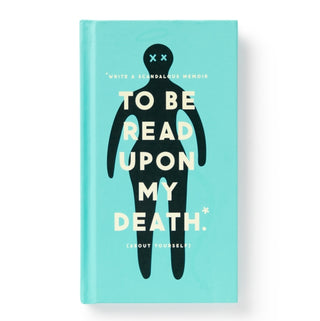 Cover image for 9780735379305 - To Be Read Upon My Death Journal