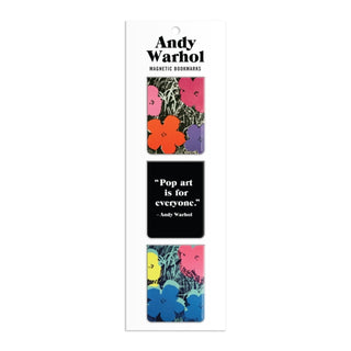 Cover image for 9780735379633 - Andy Warhol Flowers Magnetic Bookmarks