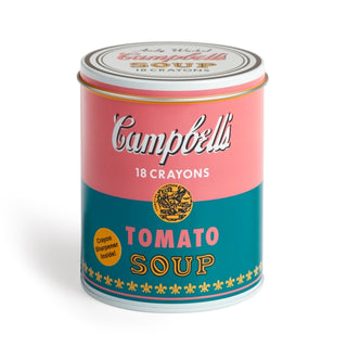 Supplemental image for 9780735380110 - Andy Warhol Soup Can Crayons + Sharpener