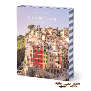 Cover image for 9780735380158 - Gray Malin Cinque Terre 1000 Piece Book Puzzle