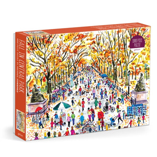 Supplemental image for 9780735380202 - Michael Storrings Fall in Central Park 1000 Piece Puzzle
