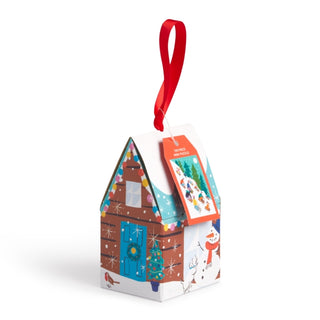 Supplemental image for 9780735380233 - Winter Sledding 130 piece Puzzle Ornament