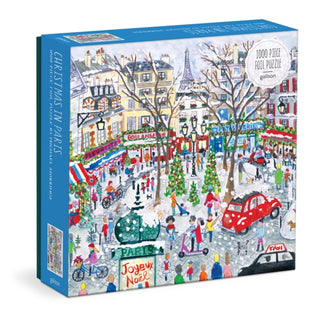 Supplemental image for 9780735380547 - Michael Storrings Christmas in Paris 1000 Piece Foil Puzzle