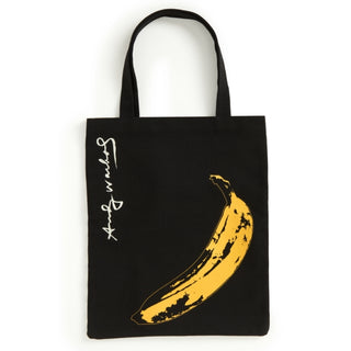 Supplemental image for 9780735380639 - Warhol Banana Canvas Tote Bag - Black