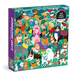 Supplemental image for 9780735380813 - Doggone Days 500 Piece Family Puzzle