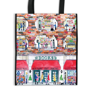 Cover image for 9780735381469 - Michael Storrings A Day at the Bookstore Reusable Shopping Bag