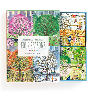 Cover image for 9780735381520 - Michael Storrings Four Seasons Playing Card Set