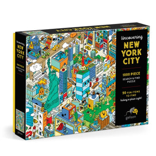 Cover image for 9780735381582 - Uncovering New York City Search and Find 1000 Piece Puzzle