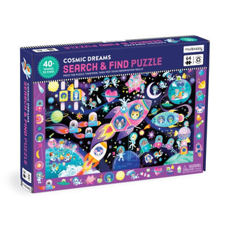 Supplemental image for 9780735382336 - Cosmic Dreams 64 Piece Search & Find Puzzle
