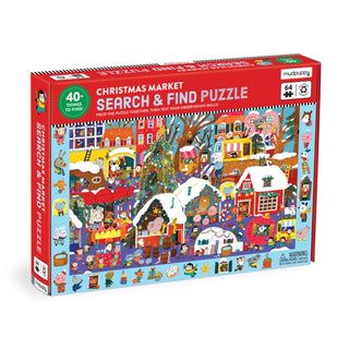 Cover image for 9780735382367 - Christmas Market 64 Piece Search & Find Puzzle
