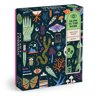 Supplemental image for 9780735382534 - Occult and Curious 1000 Piece Glow in the Dark Puzzle