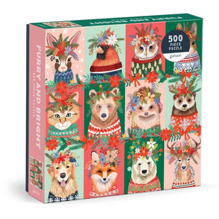 Cover image for 9780735382541 - Furry And Bright 500 Piece Puzzle