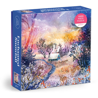 Supplemental image for 9780735382558 - Enchanted Snowfall 1000 Piece Puzzle